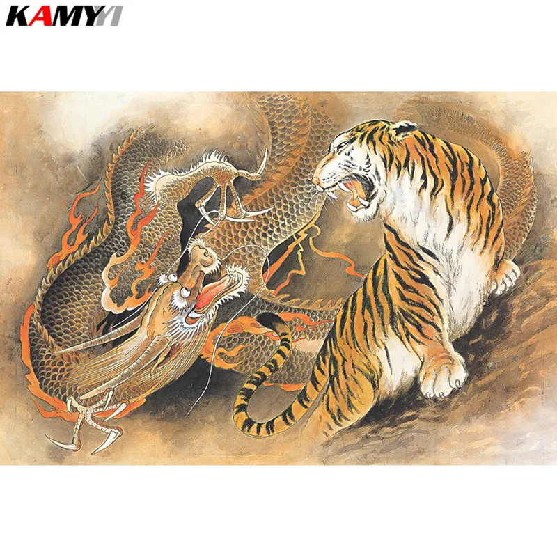 

KAMYYI Full Square/Round Drill 5D DIY Diamond Painting "Animal " Embroidery Cross Stitch Mosaic Home Decor Gift HYY