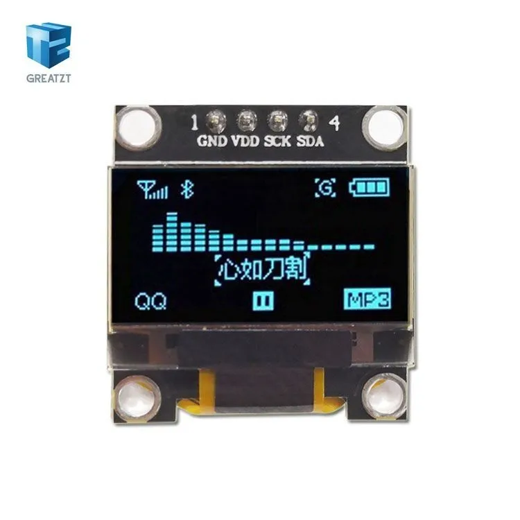 0,96 дюймовый OLED 4PIN 7PIN IIC Серийный белый дисплей модуль 128X64 IEC SSD1306 12864 плата с ЖК-экраном для Arduino
