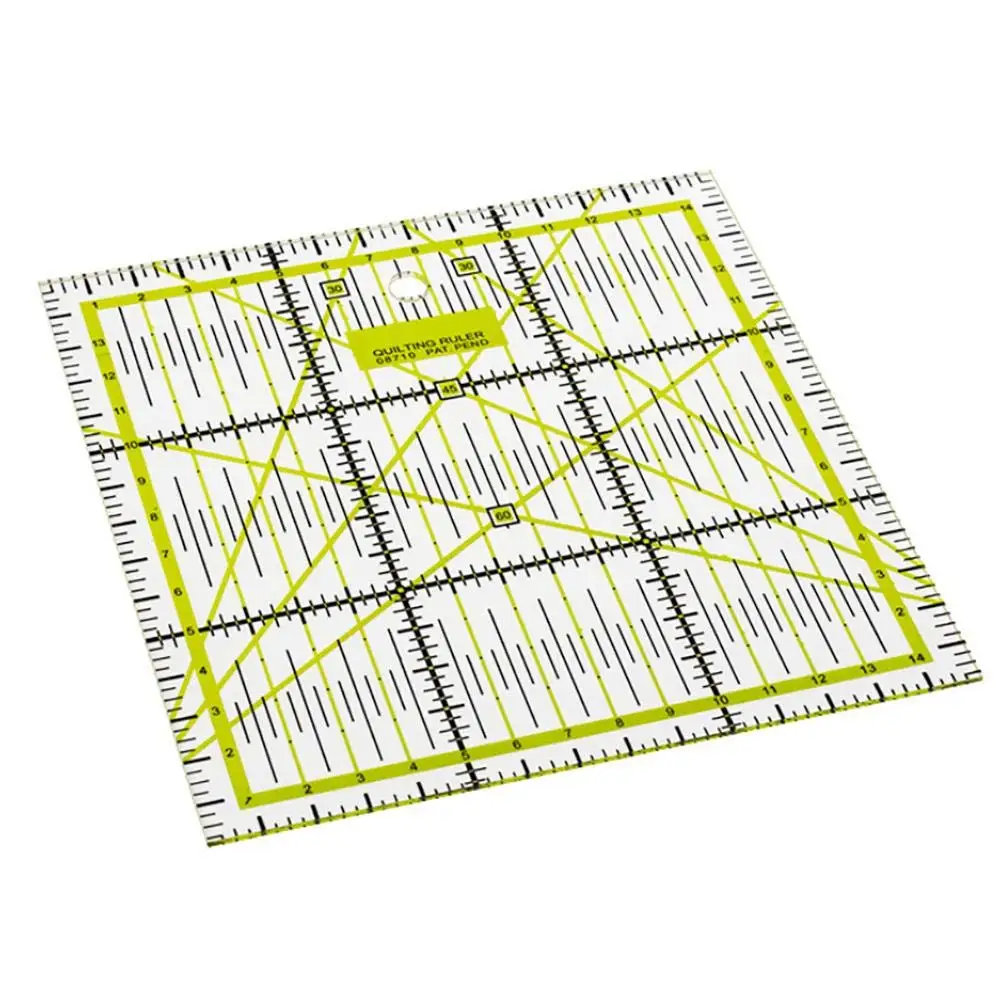 Лоскутного шитья линейка квадрат лоскутное шитье легко аккуратную нарезку для