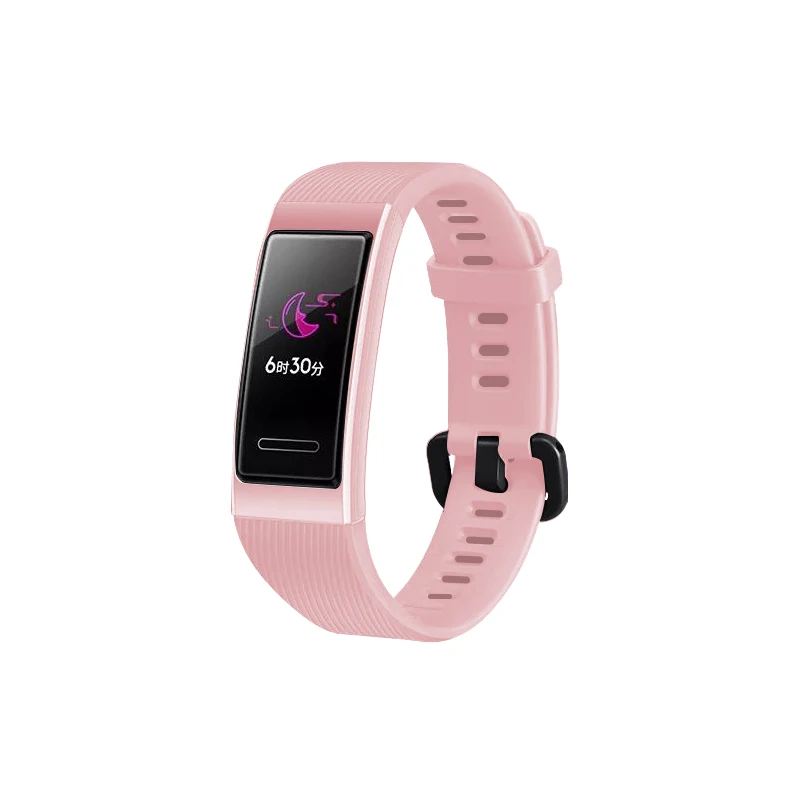 Фото Цветной силиконовый спортивный ремешок AKBNSTED для Huawei Band 3/3 Pro/4 Pro, сменный Браслет для смарт-часов Huawei Band 4 Pro №3