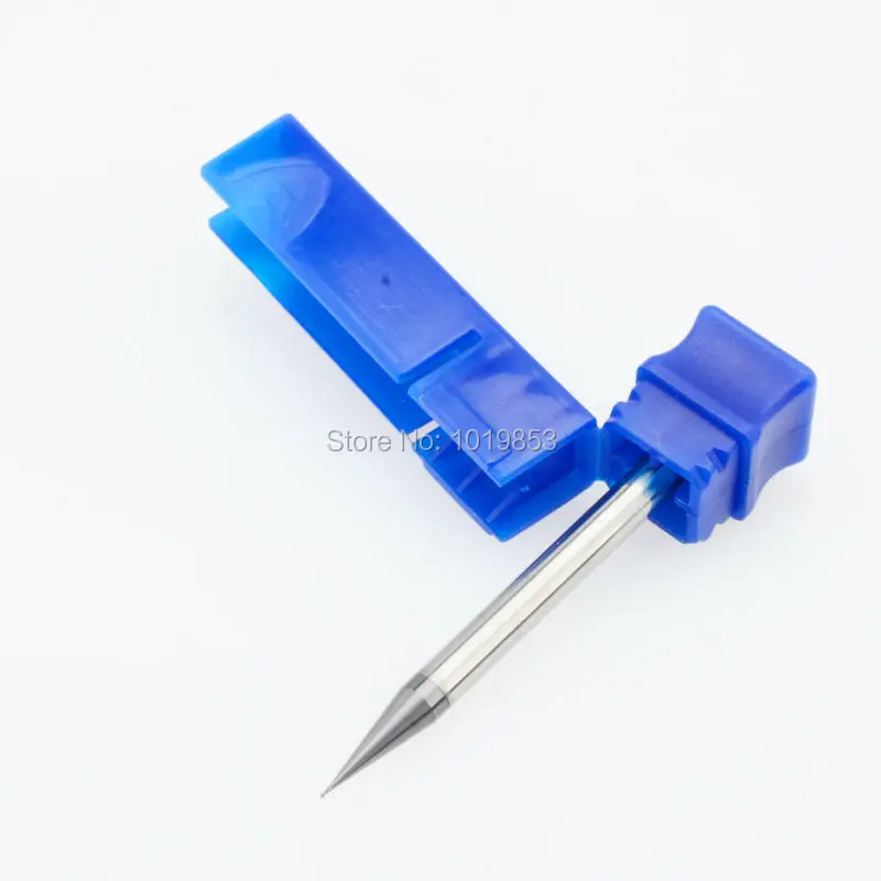 4 шт. твердосплавные концевые фрезы CGS R0.15 R0.2 R0.25 R0.3 R0.35mm R0.4 для обработки серебра |