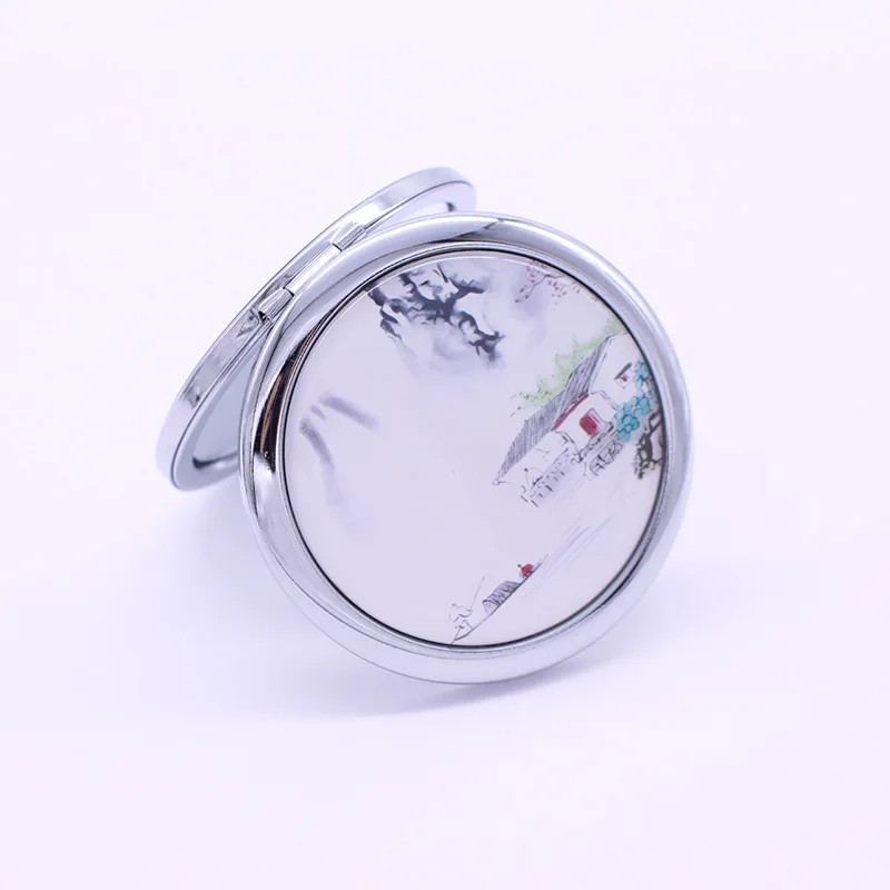 3 шт складное портативное круглое косметическое зеркало для женщин компактное с