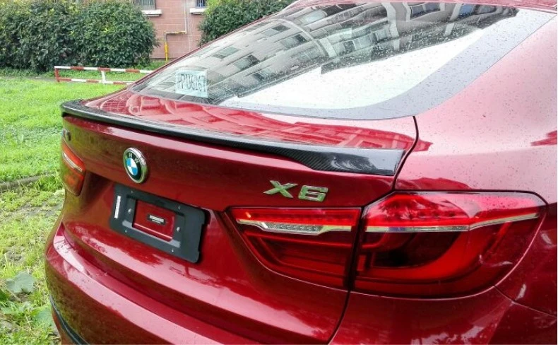 Спойлер HLONGQT из углеродного волокна для BMW X6 F16 X6M 2015.2016.2017 высококачественные