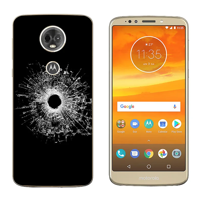Мягкий силиконовый чехол из ТПУ для Motorola E5 Plus задняя крышка телефона 6 0 дюйма MOTO