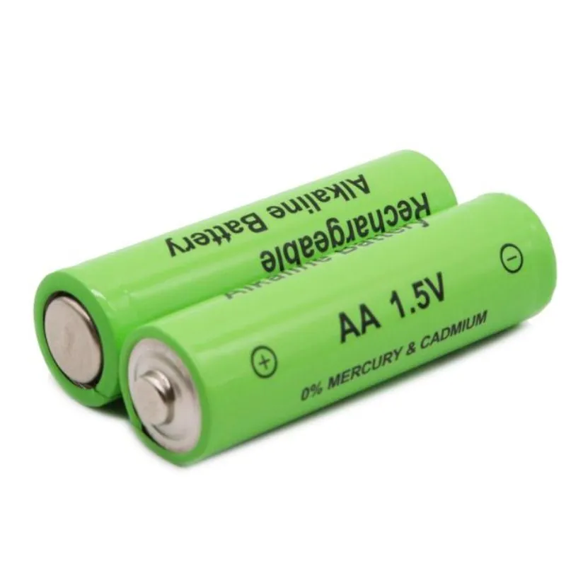Новый бренд AA перезаряжаемый аккумулятор 4000 мА/ч 1 5 V Щелочная аккумуляторная