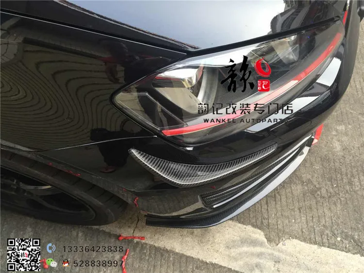 Подходит для Volkswagen Golf VW 7R R line rline GTI Reife лезвие из углеродного волокна с воздушным
