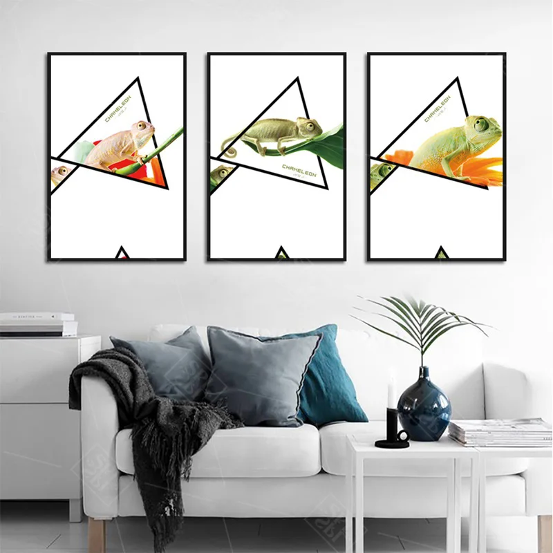 

Nordic Lizard Animals Canvas Painting Modern Home Decoration Posters and Prints Framework Wall Art Picture for Living Room Decor