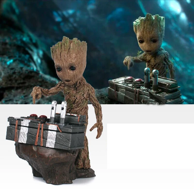 Guardians 2 DJ Baby The Tree Man фигурка Коллекционная модель игрушки 17 см Фигурки из смолы|model