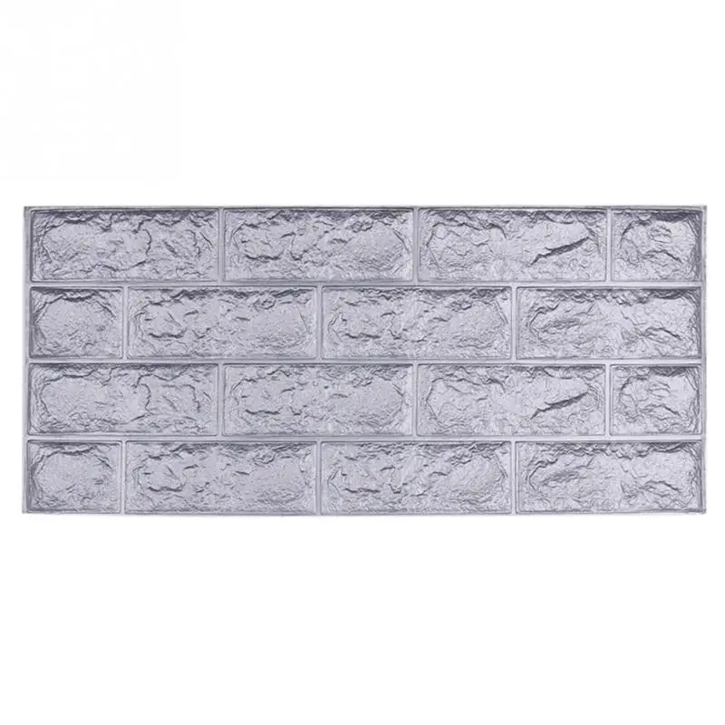 3D кирпичная Водонепроницаемая самоклеящаяся Настенная Наклейка сделай сам