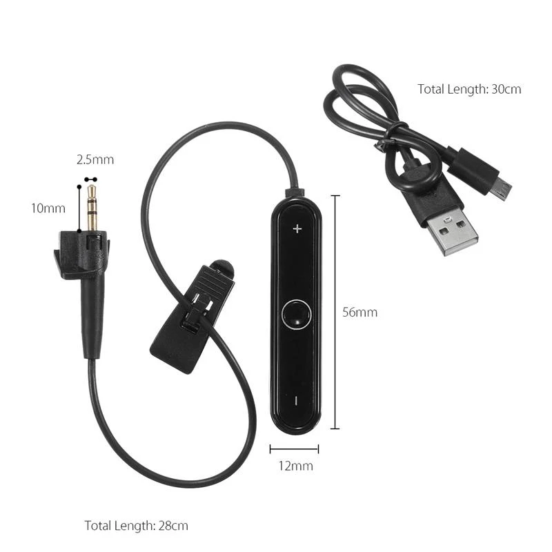 ABDO аудио кабель Bluetooth 4 1 Беспроводной адаптер Замена подходит для BOSE вокруг уха 2