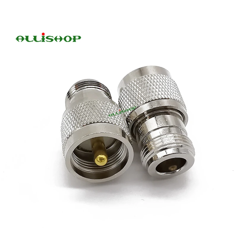 4 шт. N Male/Female to UHF PL-259/SO-239(штекер/Джек) прямой РЧ коаксиальный разъем с адаптером комплект