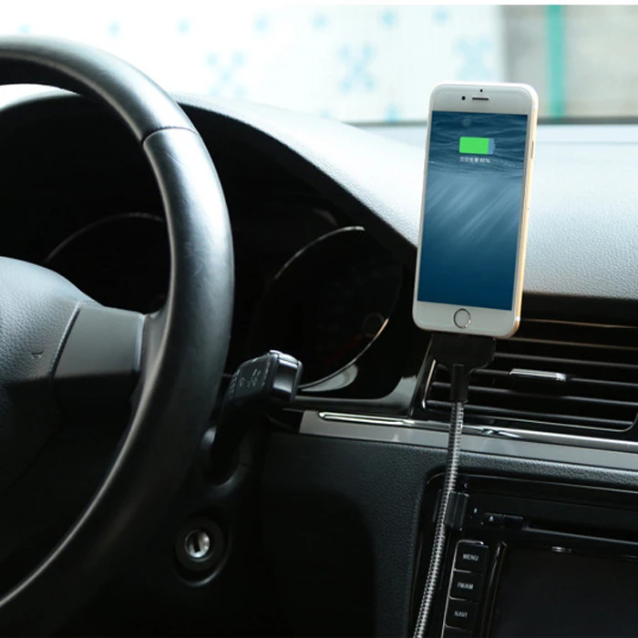 Ленивый держатель для телефона с гибкой подставкой и usb-зарядкой зарядного