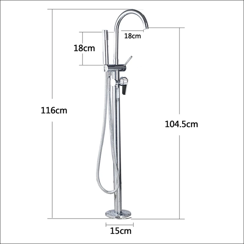 Contemporary Chrome Bathroom Tub Mixer Tap Two Model Switch Thermostatic Faucet Floor Mount With Handle Shower | Обустройство дома