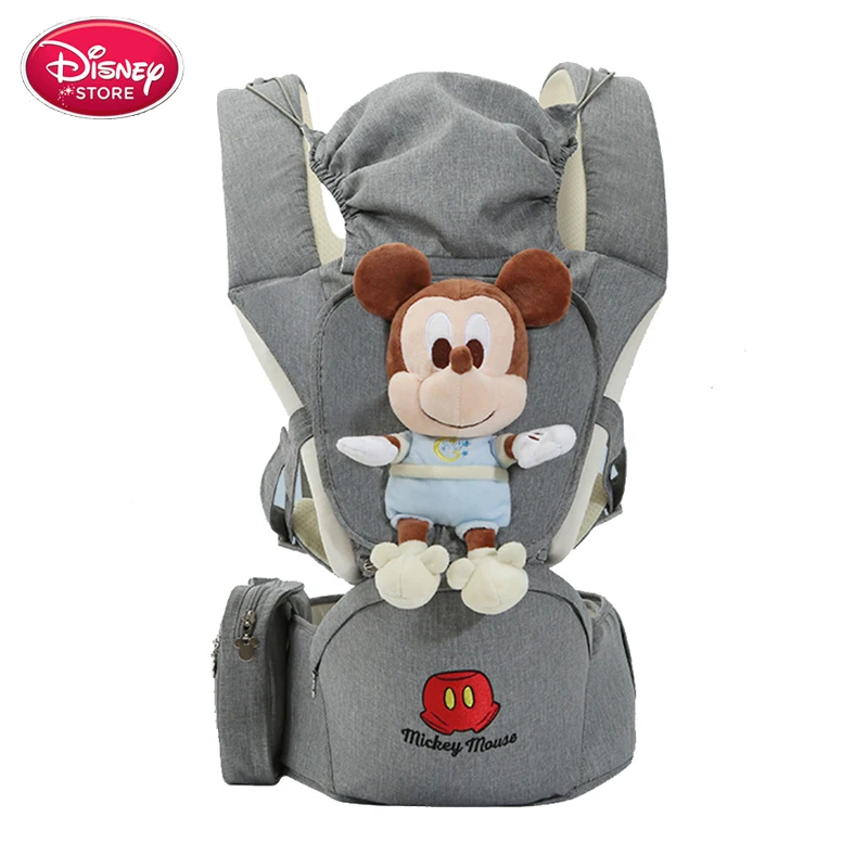 Disney Baby Carrier Слинг новорожденных Мягкие младенческие рюкзаки обёрточная бумага дышащая обёрточная бумага рождения удобный уход за ребенком - Цвет: grey