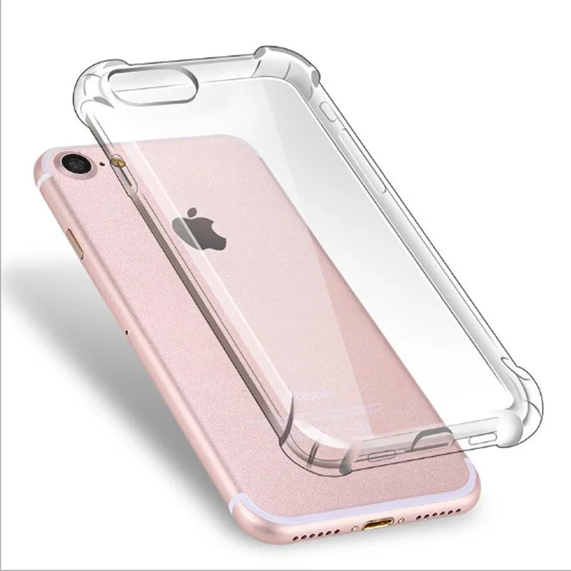 Ультратонкий прозрачный силиконовый чехол из ТПУ для iPhone XS MAX XR 6 7 6S Plus защитный