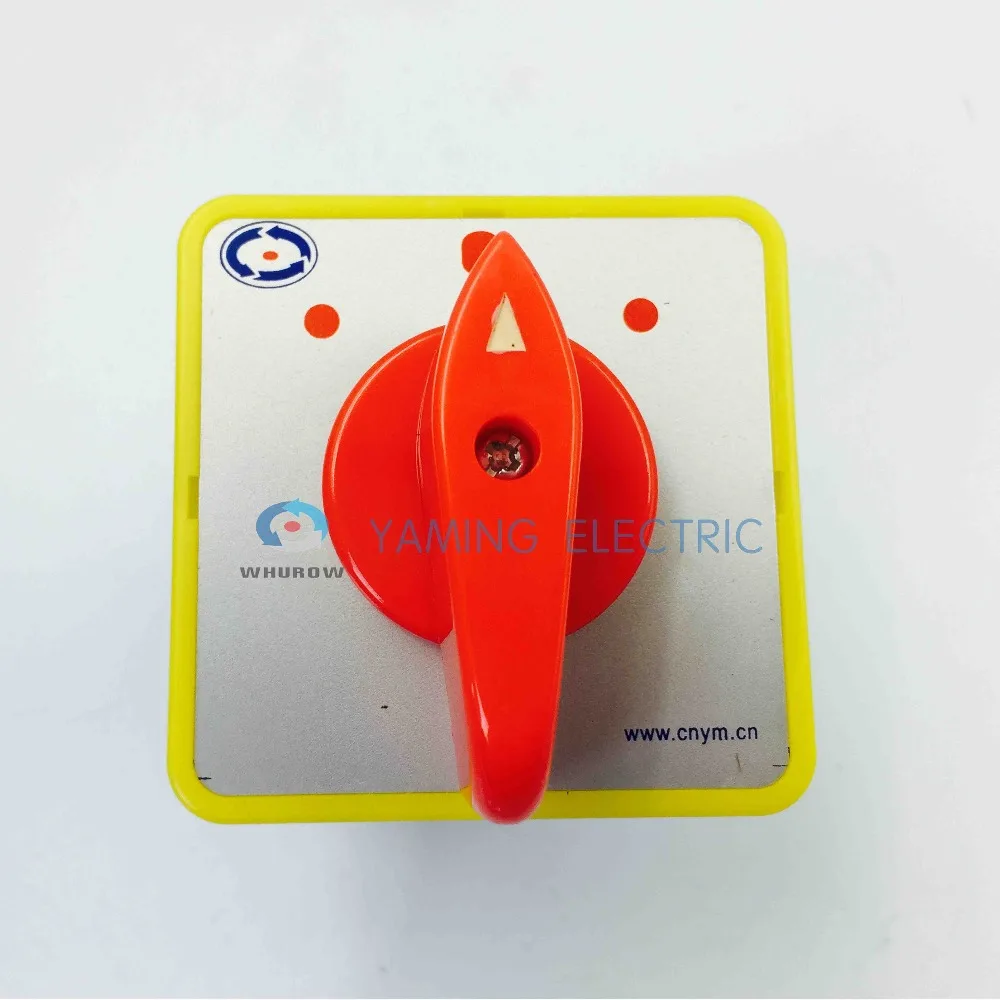 16 А трехфазный поворотный выключатель трехпозиционный Селекторный