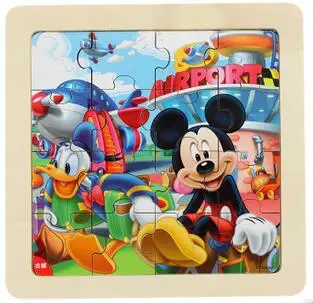 Disney замороженные Микки и Минни Маус София головоломки Дональд Дак интересные