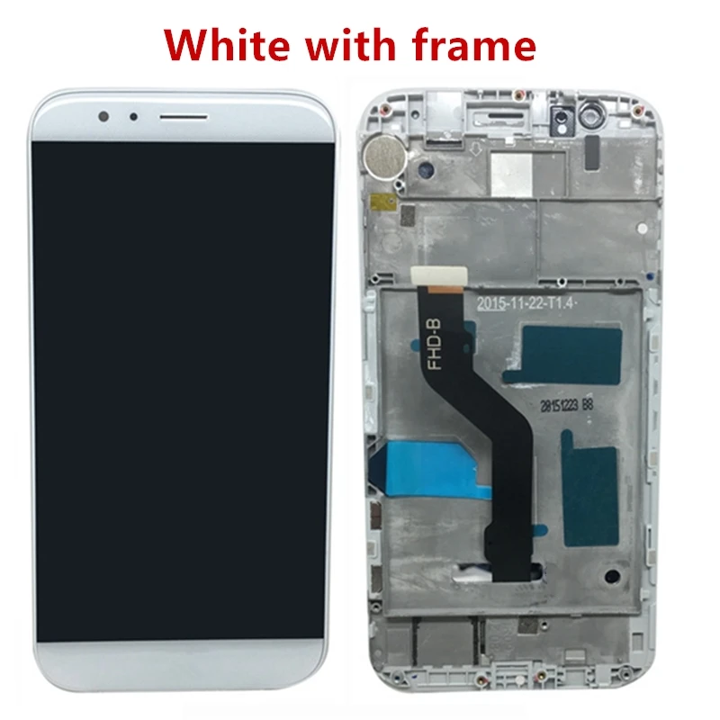 ЖК дисплей с сенсорным экраном и дигитайзером в сборе рамкой для Huawei G8 GX8 RIO L01 L02