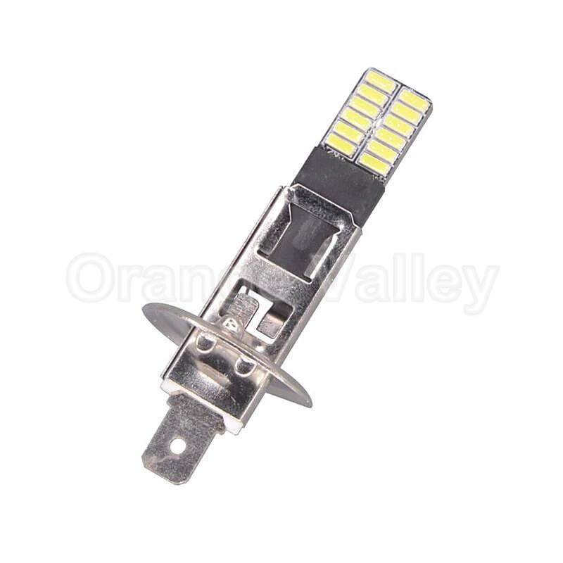 10 шт. оптовая продажа H1 24 SMD 4014 Canbus без ошибок автомобильные светодиоды белые