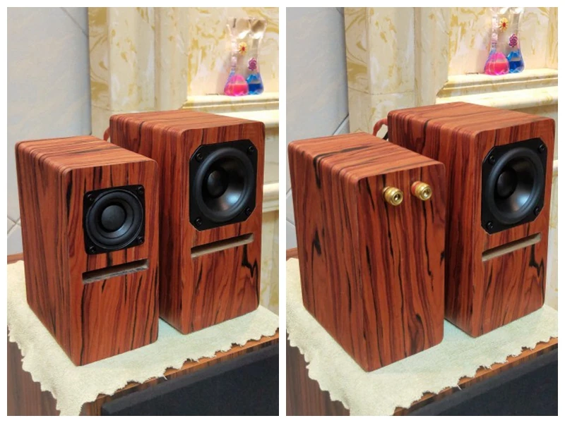 IWISTAO HIFI 2 дюймов лабиринт полный спектр динамик пустой шкаф 1 пара МДФ деревянная доска без клея дизайн