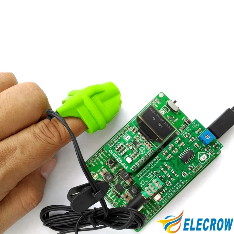 Elecrow Простой Импульсный микро-импульсный датчик для Arduino DIY Kit с коэффициентом