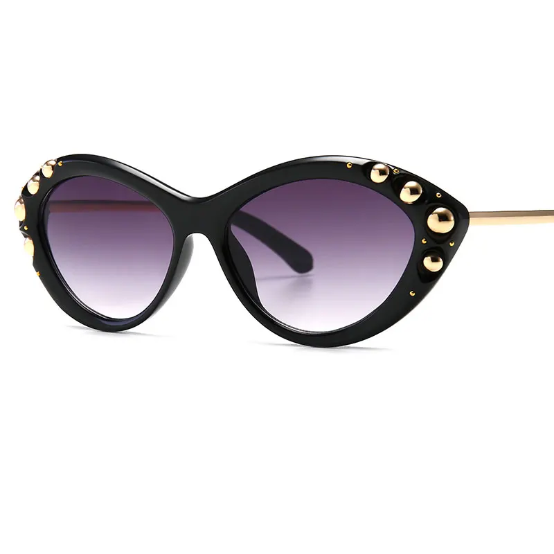 Очки солнцезащитные женские кошачий глаз с шипами | Аксессуары для одежды