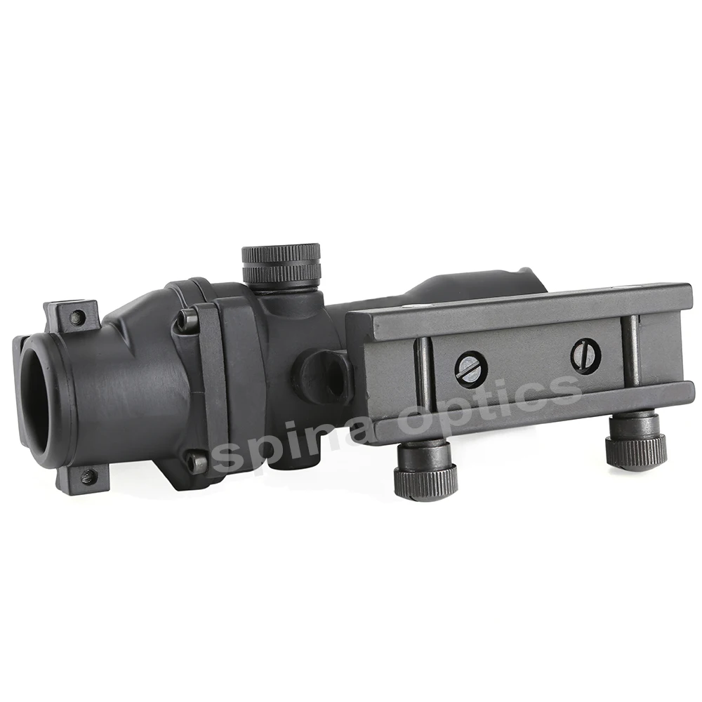 SPINA ACOG 4X32 настоящая сетка волоконно оптический прицел красный зеленый с