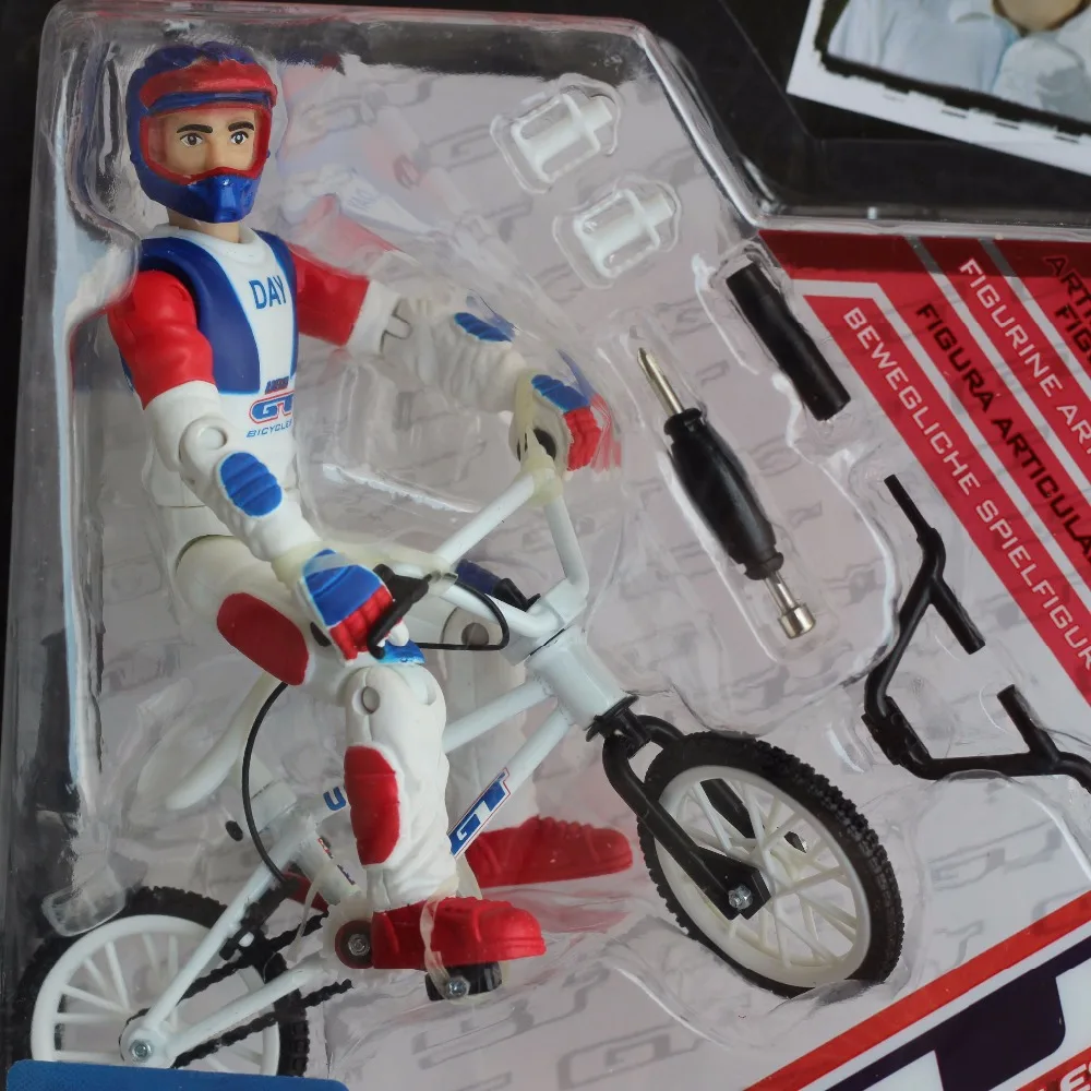 Белый мини BMX палец велосипед игрушки для детей подарок мальчиков модель Флик Трикс велосипед