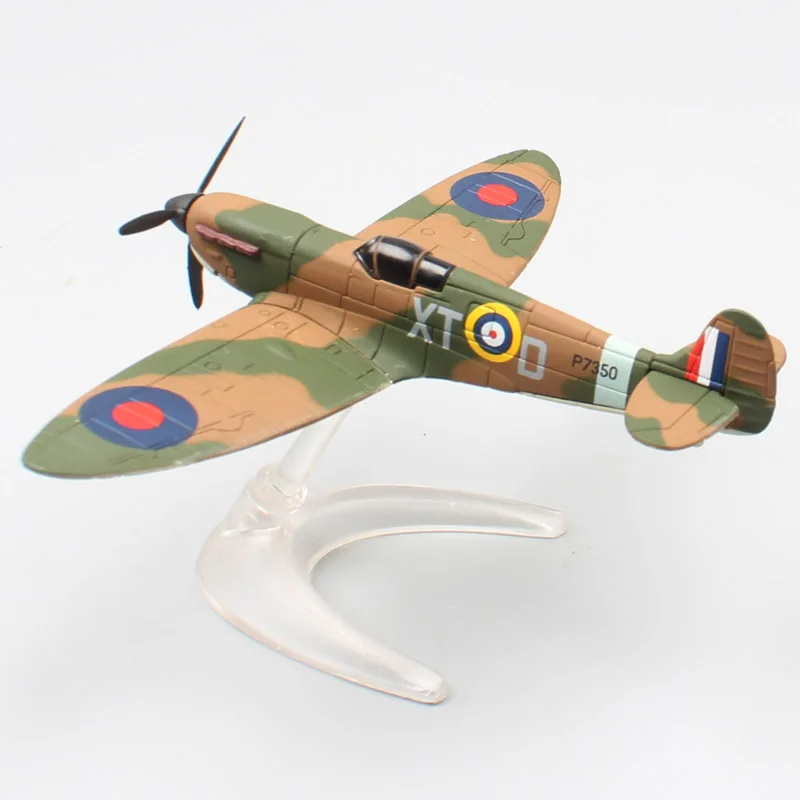 Childs 8 см маленький классический корги Второй мировой войны RAF супермарин Spitfire истребитель литье под давлением автомобиль самолет масштаб самолета металлические модели Миниатюрные
