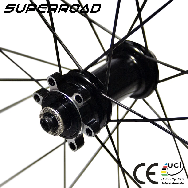 Superroad 50 мм Глубина бескамерные Внедорожные колеса UD МАТОВЫЕ Углеродные дисковый