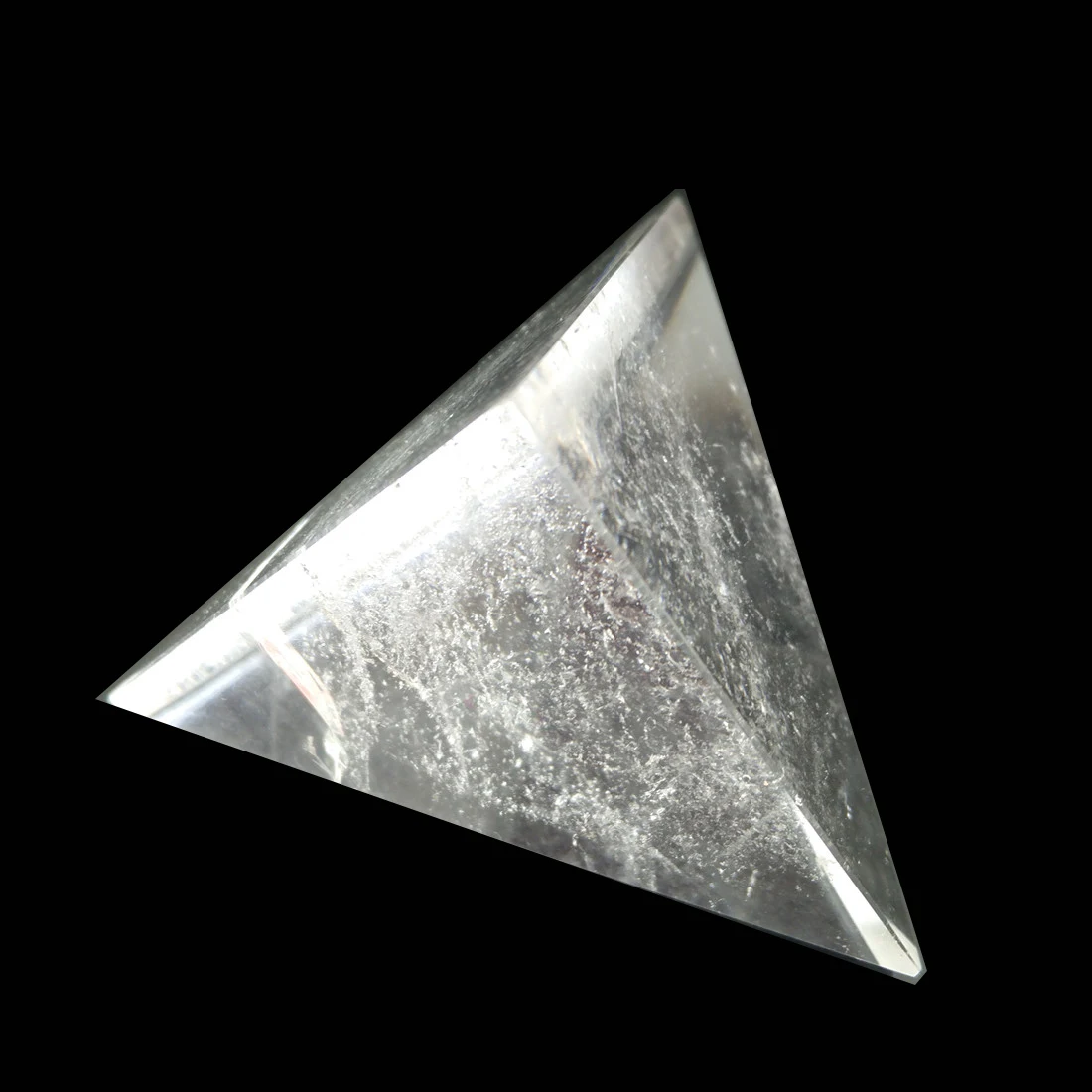 Хрустальные камни в виде пирамиды Tetrahedron кристаллы натуральный камень для