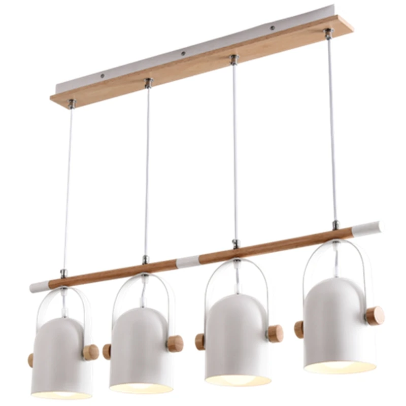 Скандинавский креативный деревянный светодиодный светильник люстра лампы с