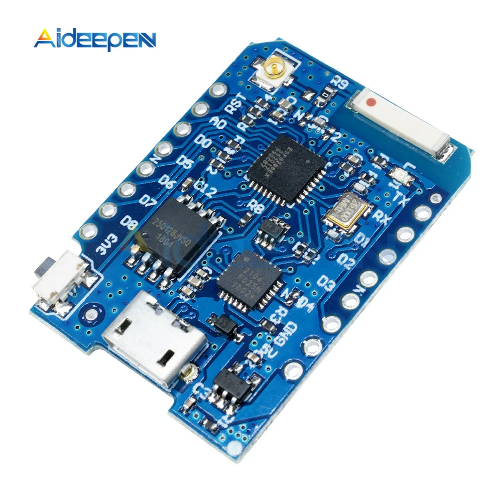 Для WEMOS D1 Mini Pro 16M Bytes внешняя антенна разъем NodeMCU ESP8266 ESP-8266EX CP2104 wifi макетная плата Micro USB