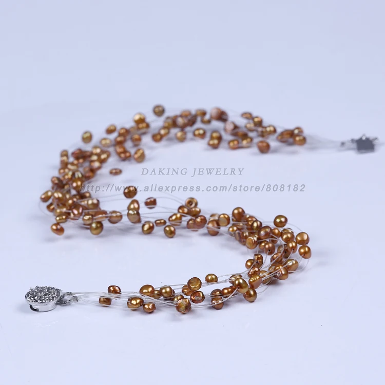 Отличный костюм ювелирные изделия Новый Уникальный античный жемчужный ожерелье