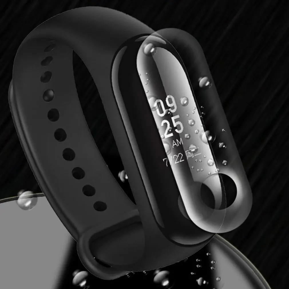 Защитная пленка для экрана Xiao Mi Band 3 умный чехол браслета полностью незакаленное
