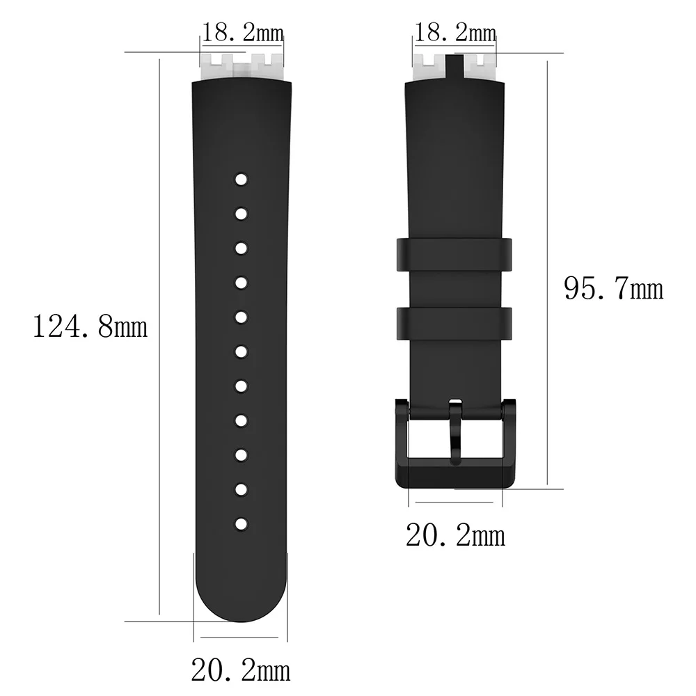 Tschick для TicWatch S смарт-часы сменный ремешок замена силиконовый | Электроника