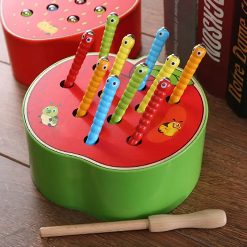 Детские деревянные игрушки 3d головоломки для раннего развития развивающие ловля