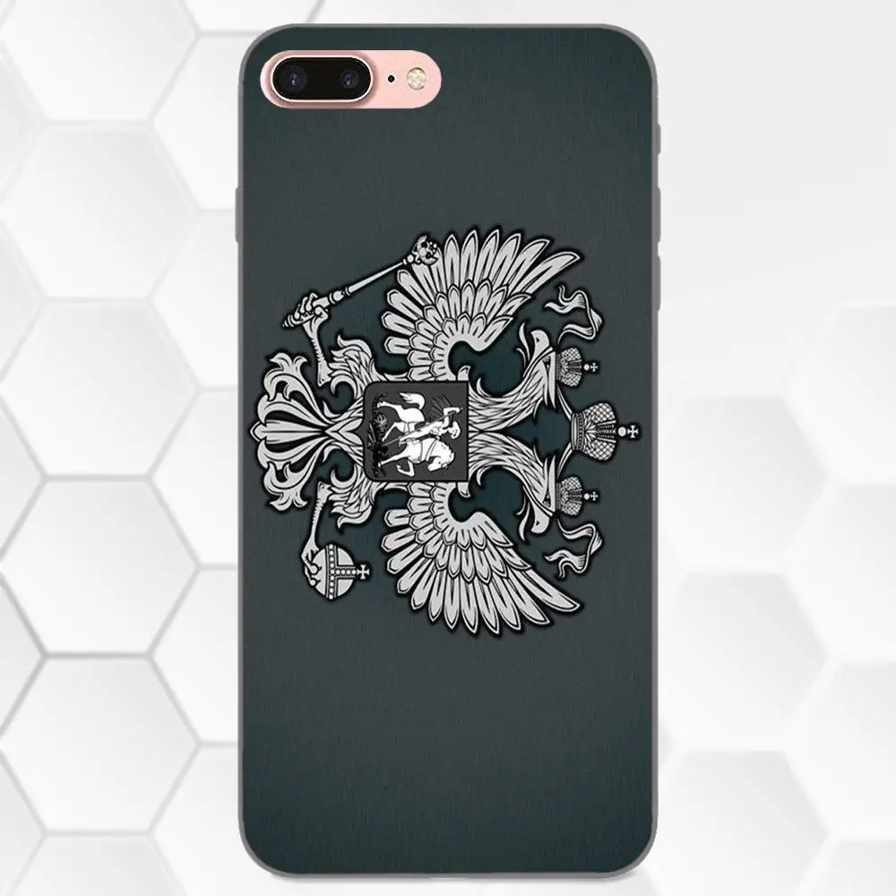В продаже чехол для телефона Оригинальный русский флаг герб Apple iPhone 4 4S 5 SE 6 6S 7 8 Plus X