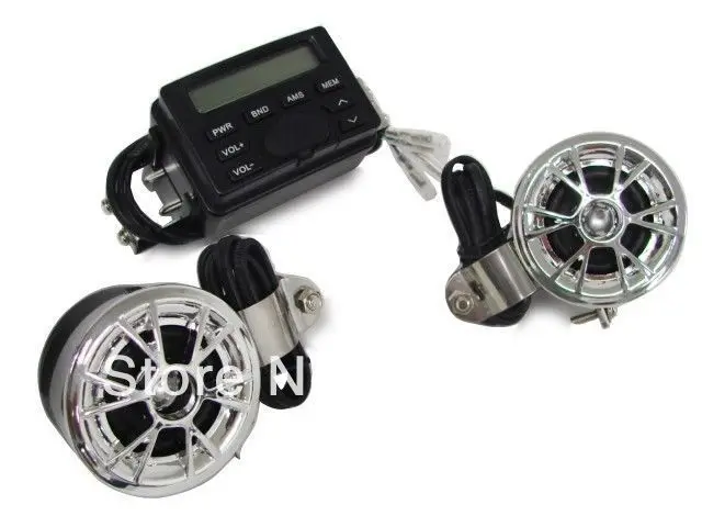 Универсальная мотоциклетная аудиосистема на руль 2 динамика MP3 FM Радио стерео