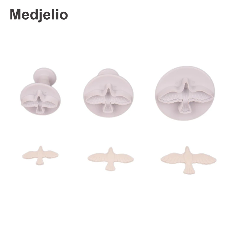 Medjelio 3 шт./компл. Гортензия поршень формочки для печенья посуда выпечки помадка