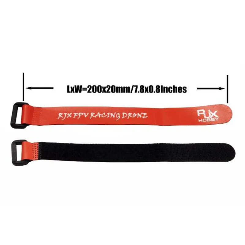 RJX HOBBY Magic Tape Завязывающийся ремень для Lipo батареи красный зеленый черный