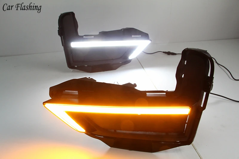 DRL для Nissan X-Trail X trail Rogue 2017 2018 2019 2020 дневные ходовые огни противотуманная фара