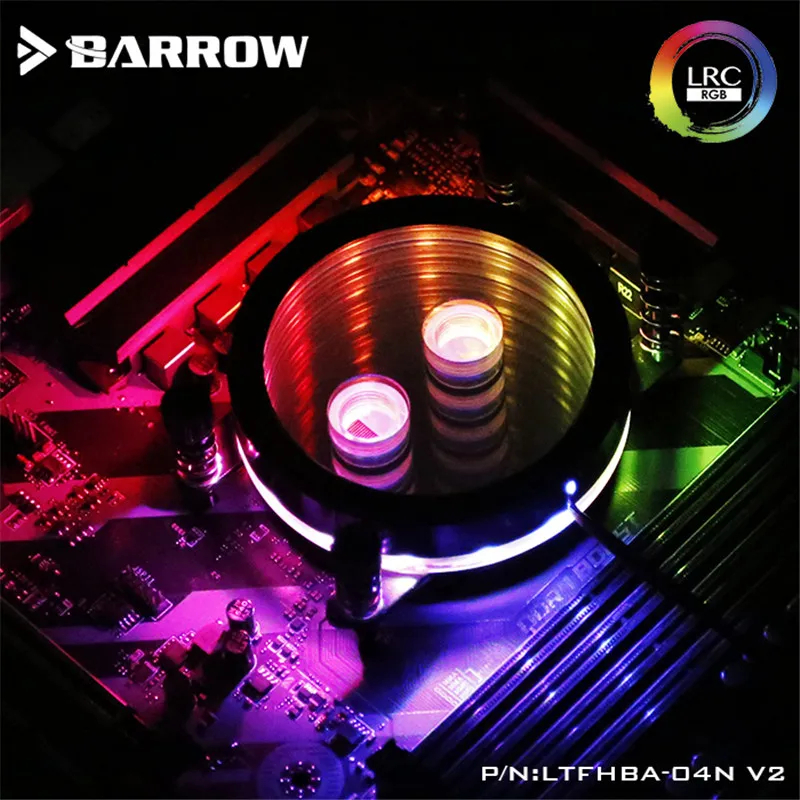 Barrow Jetting type micro waterway CPU Block (Supreme Edition) for AMD/AM4/AM3 platform LRC2.0 5V 3PIN LTFHBA-04N V2 | Компьютеры и
