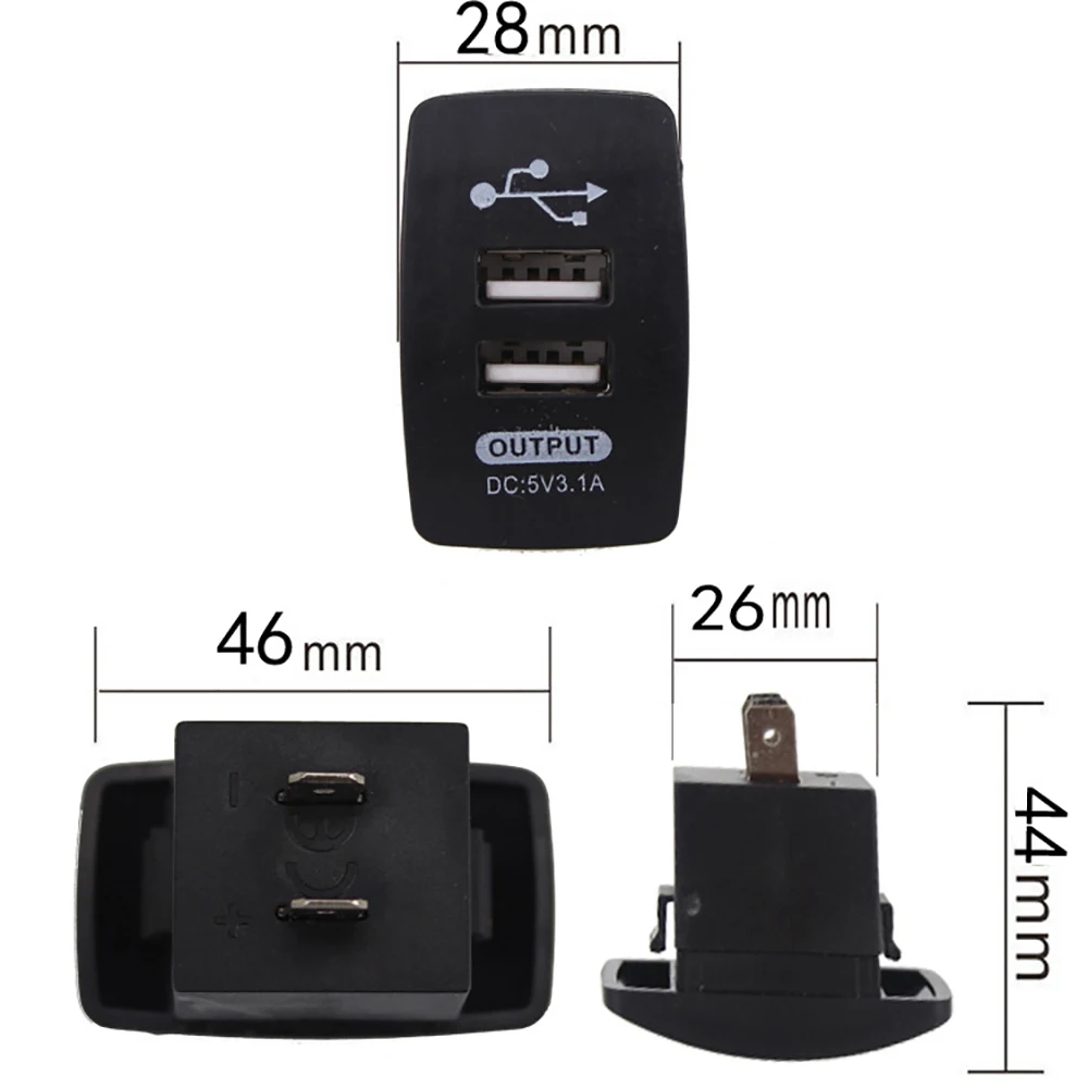 Автомобильное зарядное устройство с двумя USB портами 5 В 3 1 А|Зарядные устройства