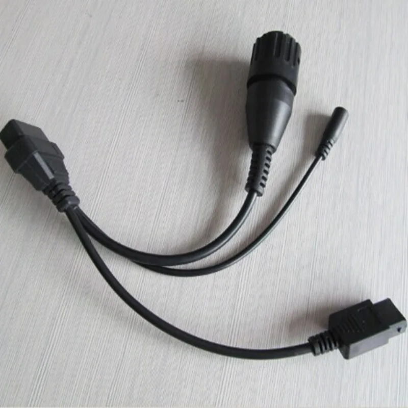 Для BMW ICOM D кабель мотоциклы 10Pin для 16Pin OBD2 Диагностический двигатель Бесплатная