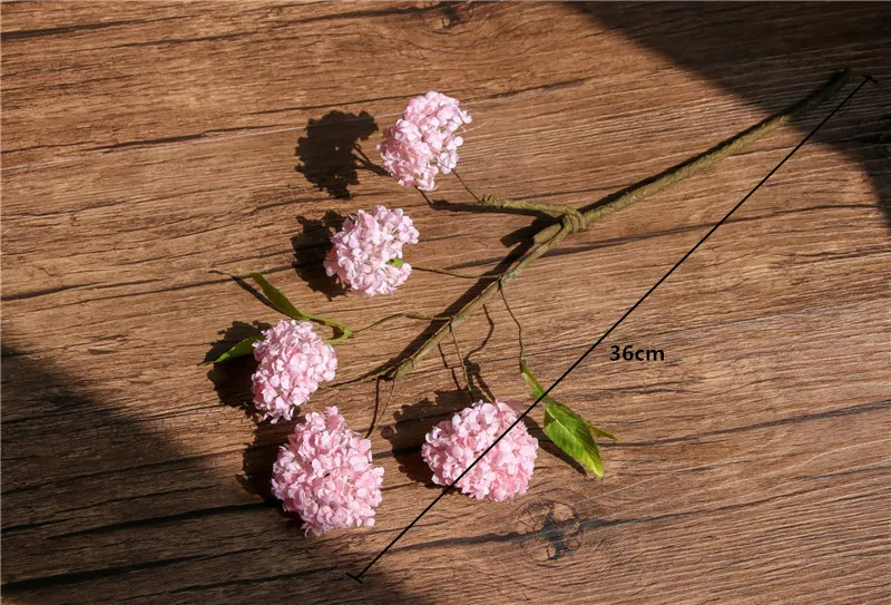 

Flone Artificial silk fake Hydrangeas Flowers Snowball floral halloween christmas decorations for Home Decoration Accessories