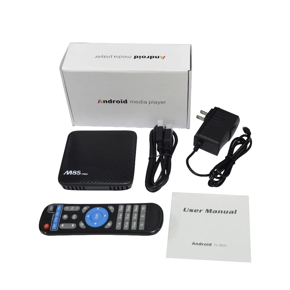 Mecool M8S PRO Android 7,1 Smart tv Box S912 2 Гб DDR4 ram 16 Гб rom 5G wifi Bluetooth 4,1 4K HD Голосовое управление телеприставка