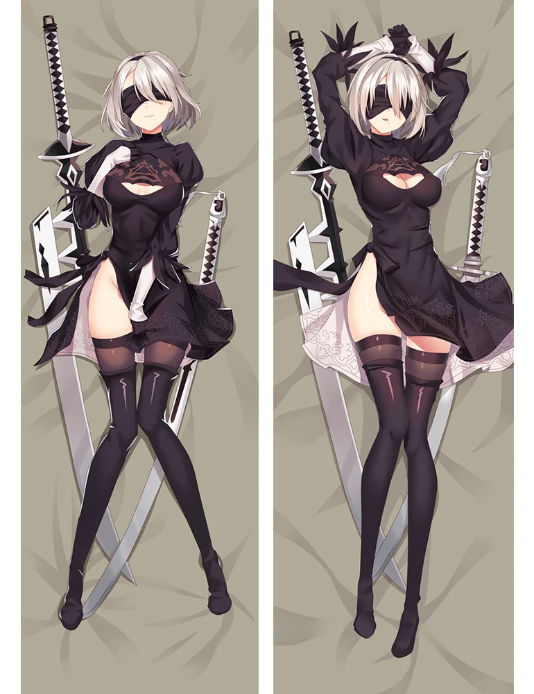 2018 July Anime NieR:Automata sexy girl YoRHa No. 2 Тип B otaku Dakimakura наволочка обнимающая Подушка