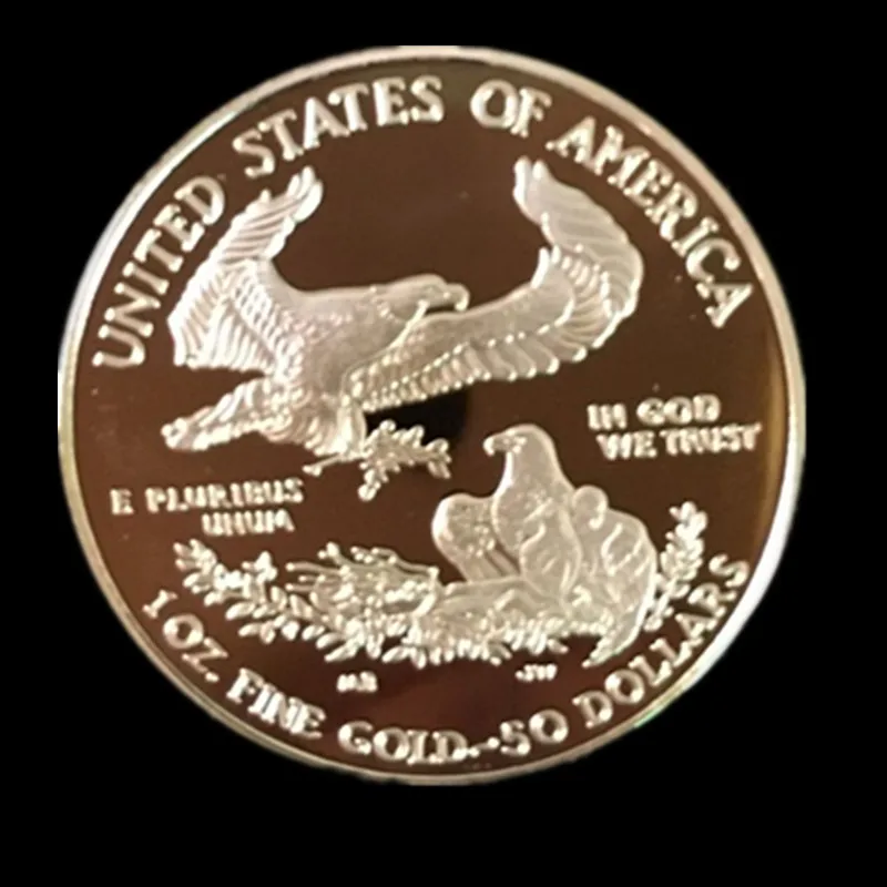 20 шт Немагнитный свободу 2016 Liberty значок штыря 24K покрыто настоящим с позолотой США