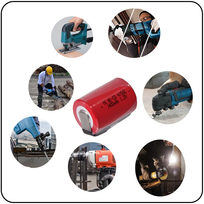 2 шт 4/5SC 1400mah 1 v батарея NICD аккумуляторы для makita bosch B & D Hitachi metabo dewalt